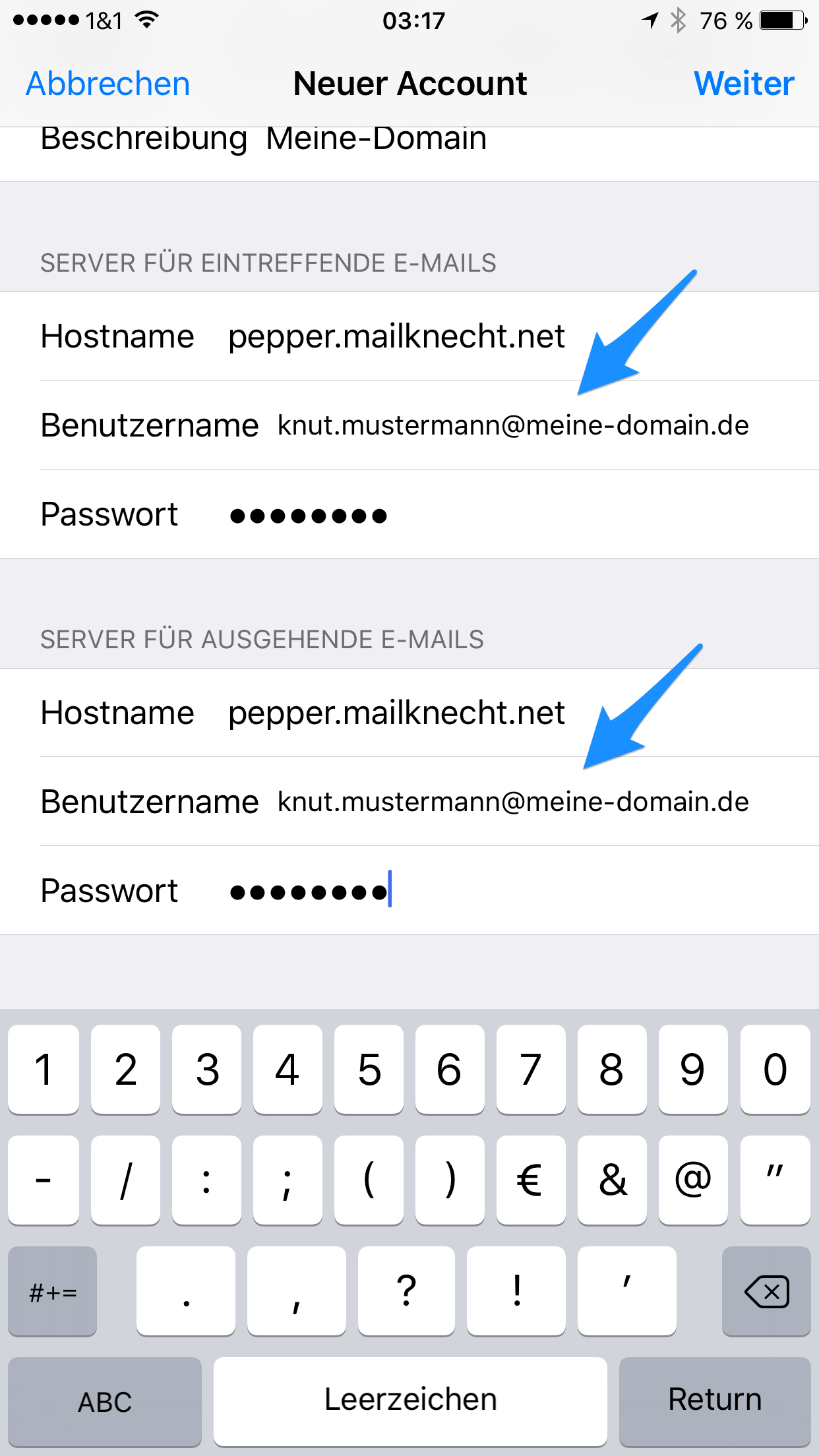 6. Servernamen